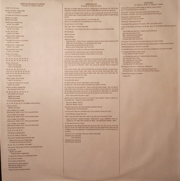 Bootsy's Rubber Band : This Boot Is Made For Fonk-n (LP, Album, Jac)