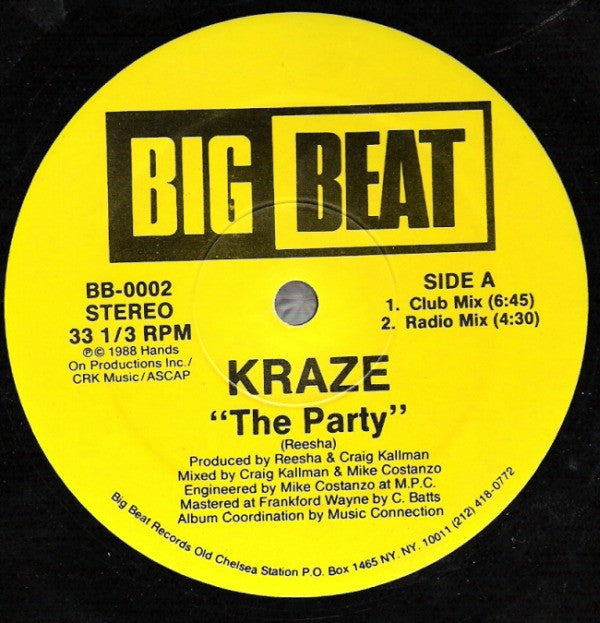 Kraze : The Party (12")