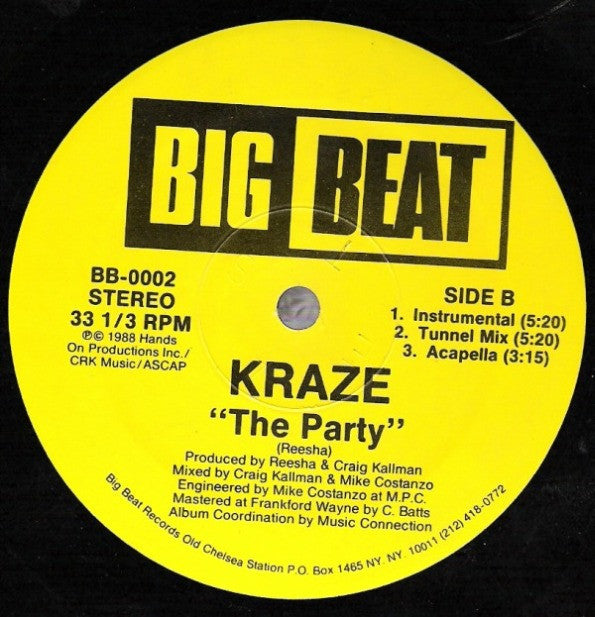 Kraze : The Party (12")