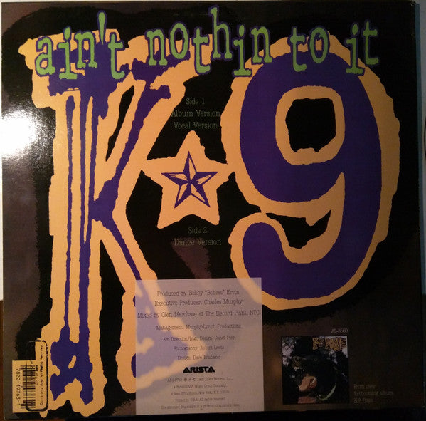 K-9 Posse : Ain't Nothin To It (12")