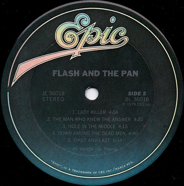 Flash & The Pan : Flash And The Pan (LP, Album, Ter)