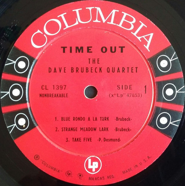 The Dave Brubeck Quartet : Time Out (LP, Album, Mono, 6-E)