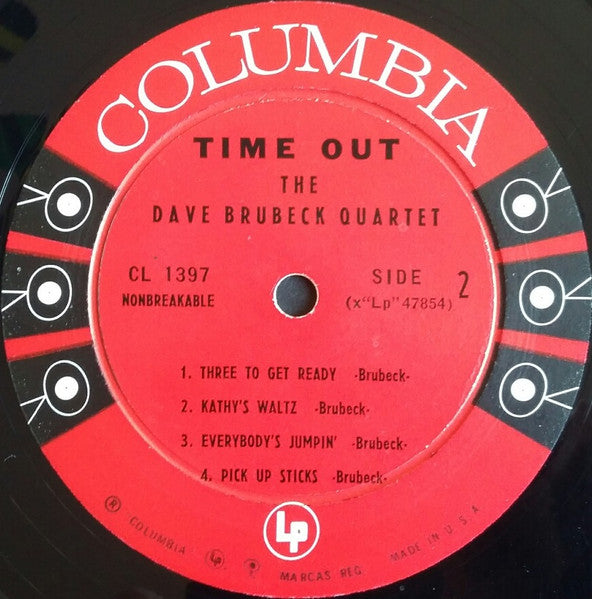 The Dave Brubeck Quartet : Time Out (LP, Album, Mono, 6-E)
