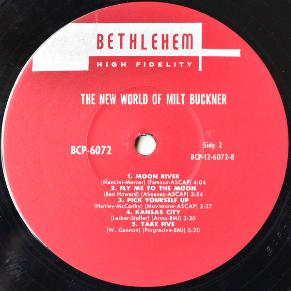 Milt Buckner : The New World of Milt Buckner (LP, Mono)