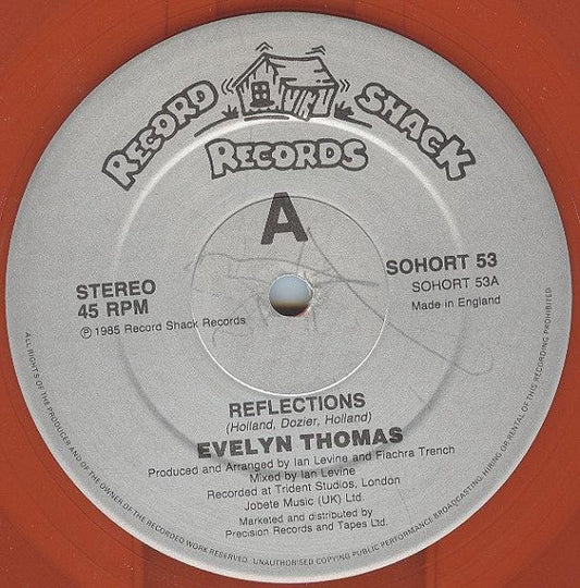 Evelyn Thomas : Reflections (12", Red)