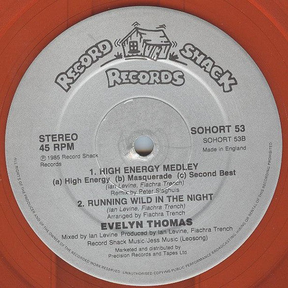 Evelyn Thomas : Reflections (12", Red)