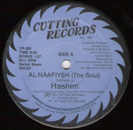 Hashim : Al-Naafiysh (The Soul) (12", Dar)