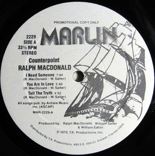 Ralph MacDonald : Counterpoint (LP, Album, Promo)