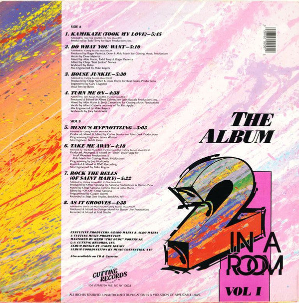 2 In A Room : The Album Vol I (LP, Album)