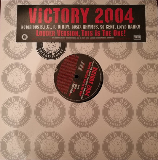 Notorious B.I.G., P. Diddy, Busta Rhymes, 50 Cent & Lloyd Banks : Victory 2004 (12", Promo)