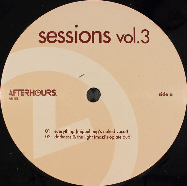 Various : Sessions Vol. 3 (2x12", Comp)