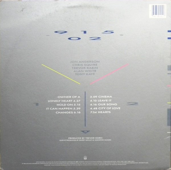 Yes : 90125 (LP, Album, SP )