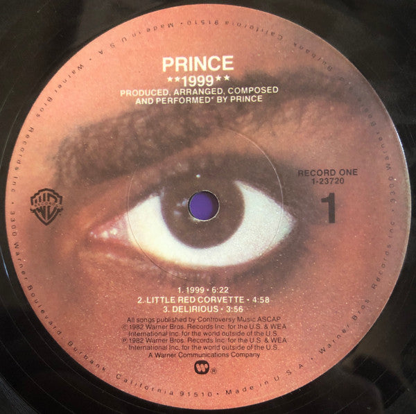 Prince : 1999 (2xLP, Album, Jac)