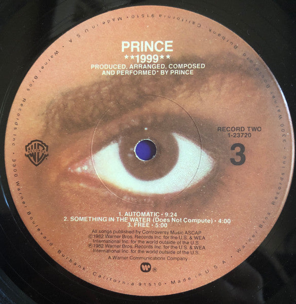 Prince : 1999 (2xLP, Album, Jac)