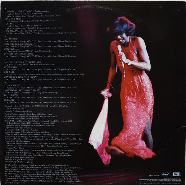 Natalie Cole : Natalie ... Live! (2xLP, Los)