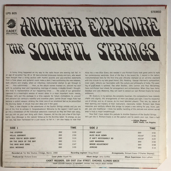 The Soulful Strings : Another Exposure (LP, Album)