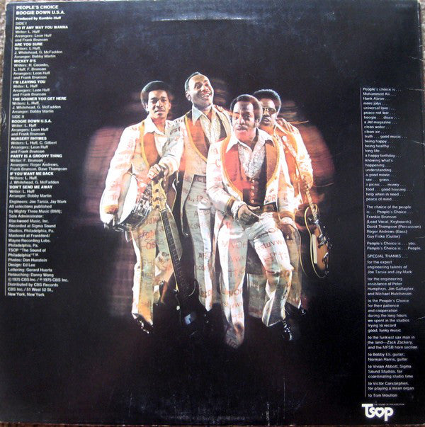 People's Choice : Boogie Down U.S.A. (LP, Album, Pit)