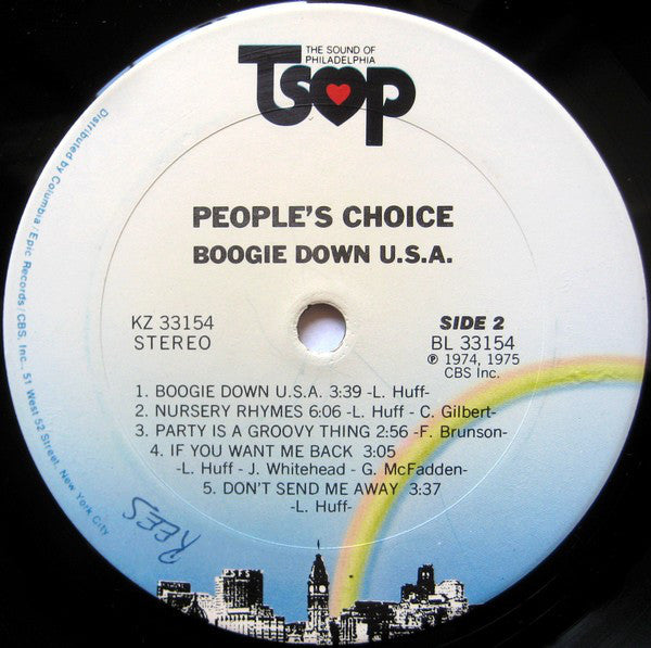 People's Choice : Boogie Down U.S.A. (LP, Album, Pit)