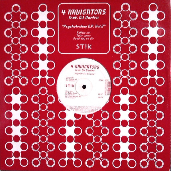 4 Navigators Feat. DJ Vortex : Psychotechno E.P. Vol.2 (12", EP)