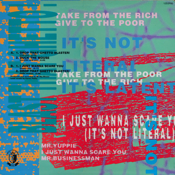 Mr.Big Mouse* : Drop That Ghetto Blaster! (12")