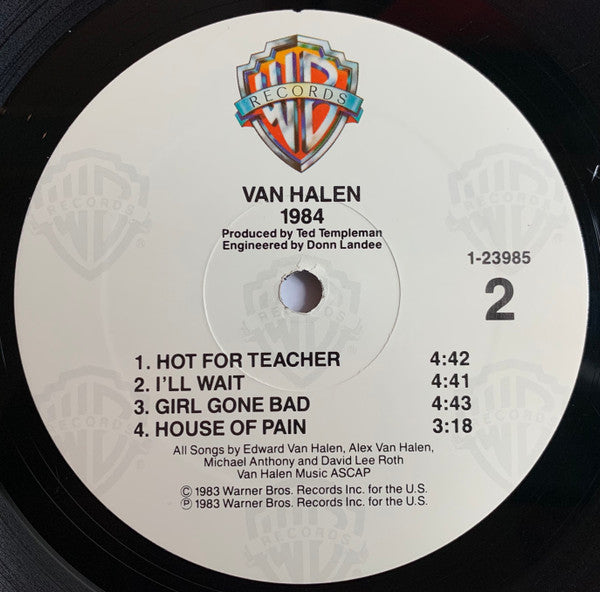 Van Halen : 1984 (LP, Album, All)