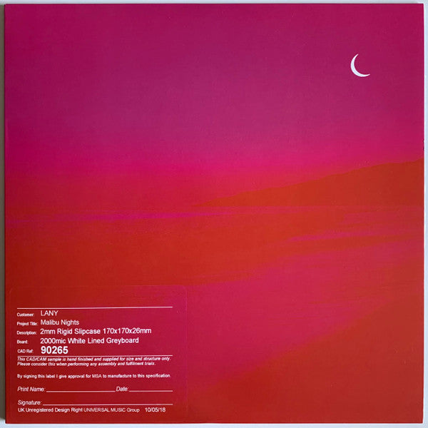 LANY (2) : Malibu Nights (LP, Album, Ltd, Mid)