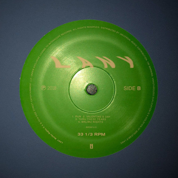 LANY (2) : Malibu Nights (LP, Album, Ltd, Mid)