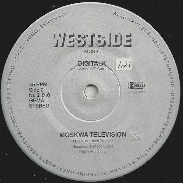 Moskwa Television* : Tekno Talk (12")