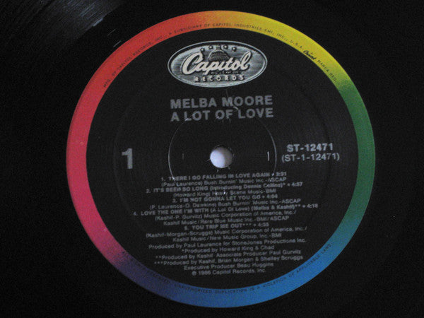 Melba Moore : A Lot Of Love (LP, Album)