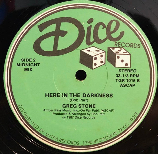 Greg Stone : That's Where The Happy People Go / Here In The Darkness (12")