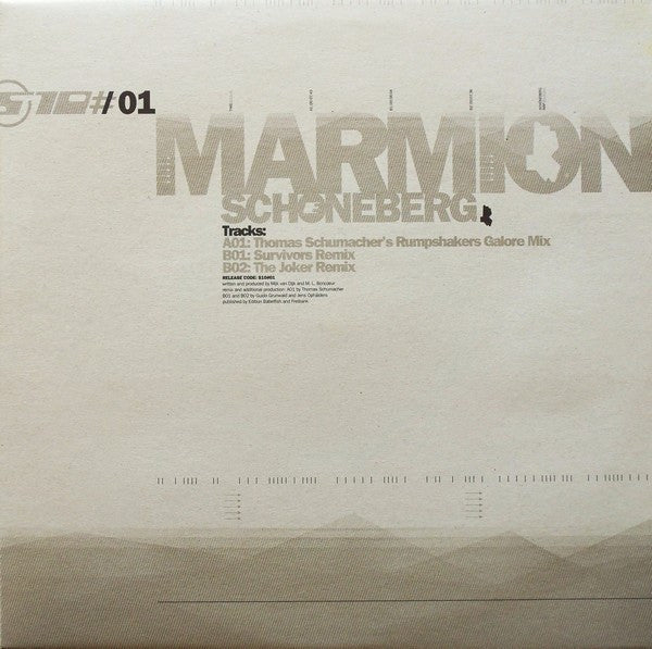 Marmion : Schöneberg (12")