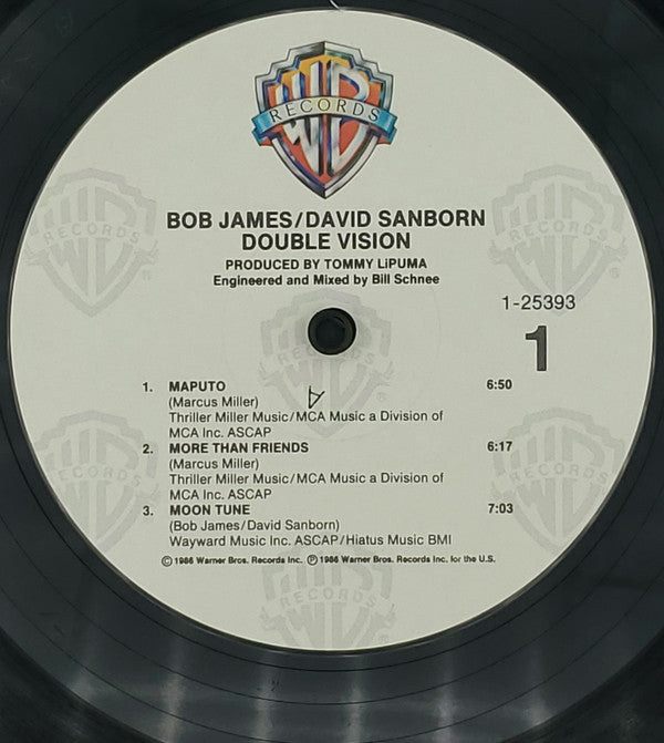 Bob James / David Sanborn : Double Vision (LP, Album, All)