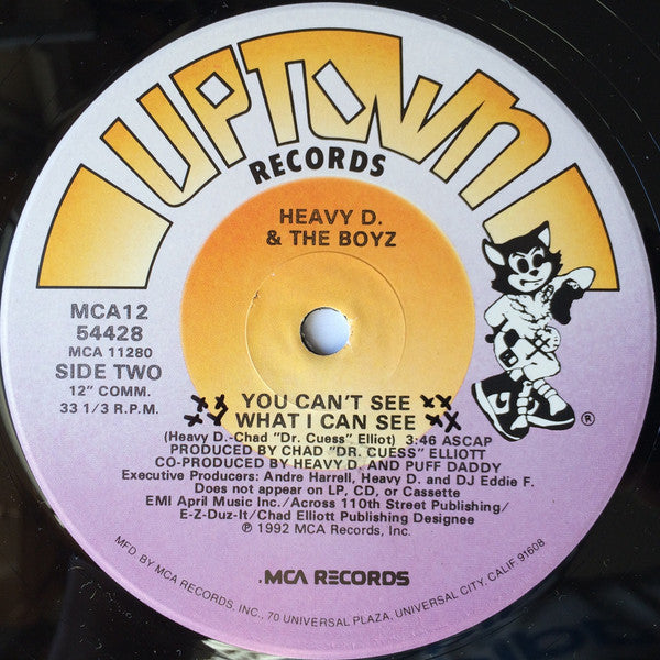 Heavy D. & The Boyz : Don't Curse / You Can't See What I Can See (12")