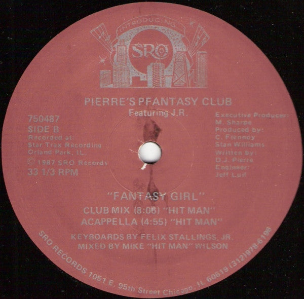 Pierre's Pfantasy Club Featuring J.R. Jordan : Fantasy Girl (12")