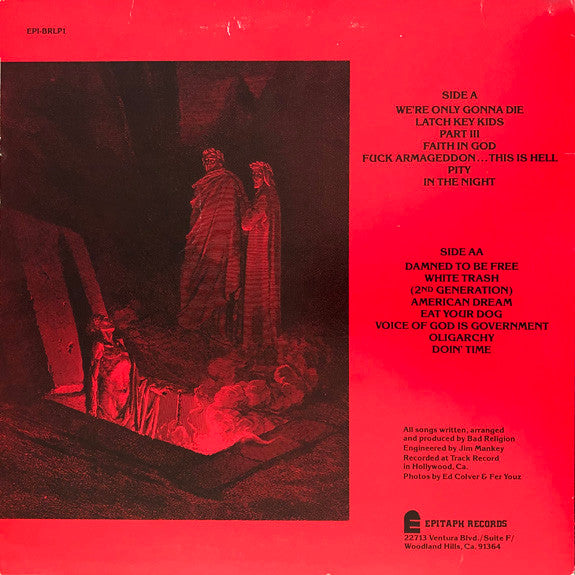 Bad Religion : How Could Hell Be Any Worse? (LP, Album, RP)