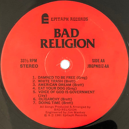 Bad Religion : How Could Hell Be Any Worse? (LP, Album, RP)