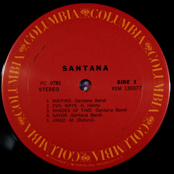 Santana : Santana (LP, Album, RE)