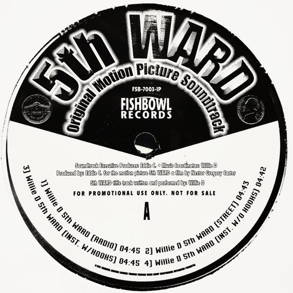 Various : 5th Ward (Original Motion Picture Soundtrack) (12", Promo, Smplr)