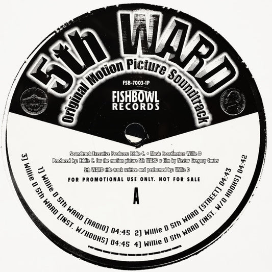 Various : 5th Ward (Original Motion Picture Soundtrack) (12", Promo, Smplr)