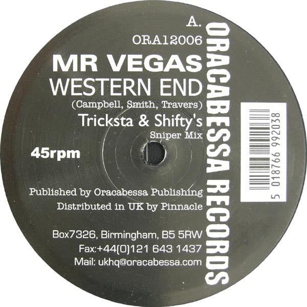 Mr. Vegas : Western End (Remix) (12")