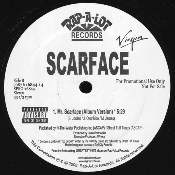 Scarface (3) : Love & Friendship (12", Promo)