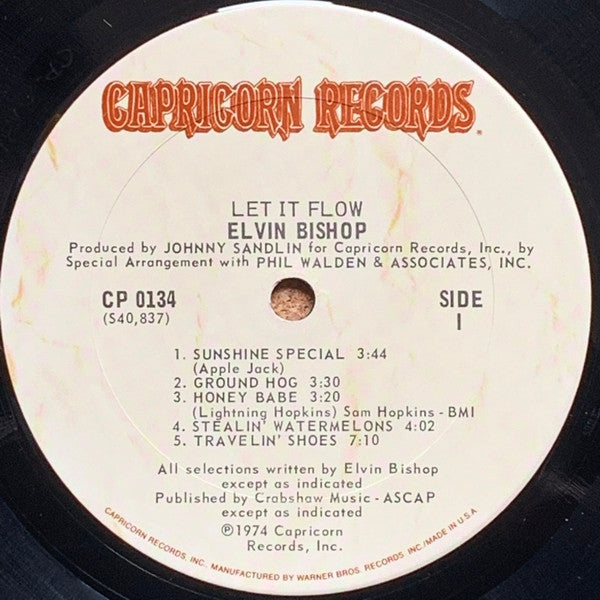 Elvin Bishop : Let It Flow (LP, Album, San)