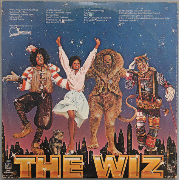 Various : The Wiz (Original Motion Picture Soundtrack) (2xLP, Album, Glo)