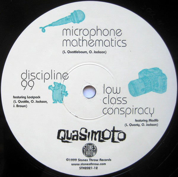 Quasimoto : Microphone Mathematics (12", Single)