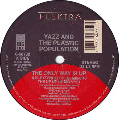 Yazz And The Plastic Population : The Only Way Is Up (12")