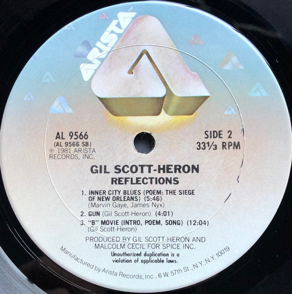 Gil Scott-Heron : Reflections (LP, Album, Ter)