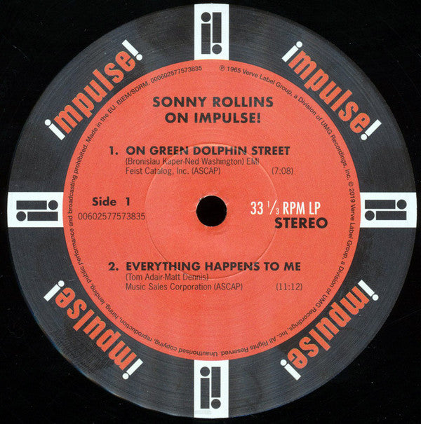 Sonny Rollins : On Impulse! (LP, Album)