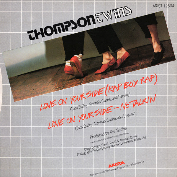 Thompson Twins : Love On Your Side (Rap Boy Rap) (12", Single)