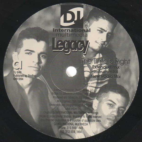 Legacy (2) : The Time Is Right (12")