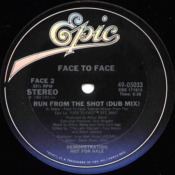 Face To Face (3) : Under The Gun (12", Promo)